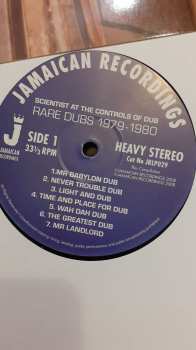 LP Scientist: Scientist At The Controls Of Dub: Rare Dubs 1979-1980