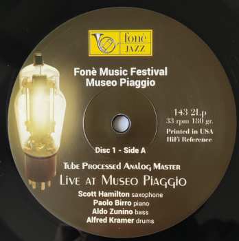2LP Scott Hamilton: Live at Museo Piaggio LTD