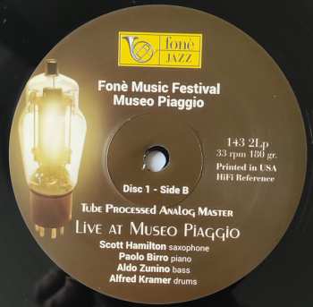 2LP Scott Hamilton: Live at Museo Piaggio LTD