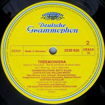 2LP/Doos Scott Joplin: Treemonisha (Original Cast Recording)