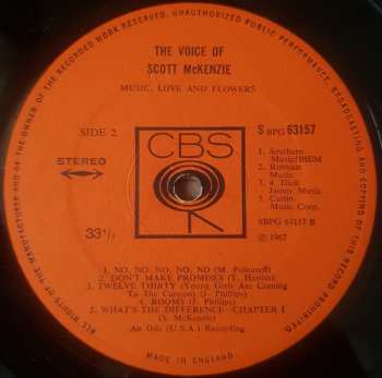 LP Scott McKenzie: The Voice Of Scott McKenzie