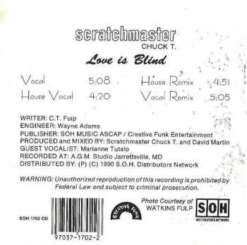CD Scratchmaster Chuck T: Love Is Blind