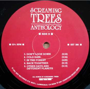 2LP Screaming Trees: Anthology: SST Years