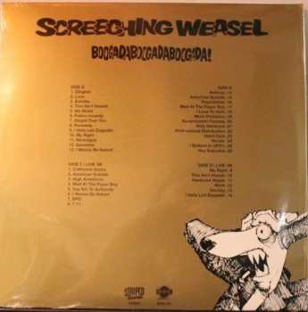 2LP Screeching Weasel: Boogadaboogadaboogada! + Live `88`` CLR | LTD