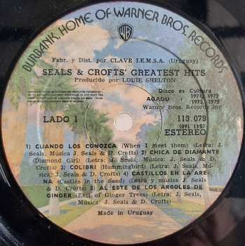 LP Seals & Crofts: Seals & Crofts' Greatest Hits