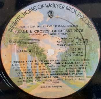 LP Seals & Crofts: Seals & Crofts' Greatest Hits