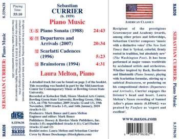 CD Sebastian Currier: Piano Music