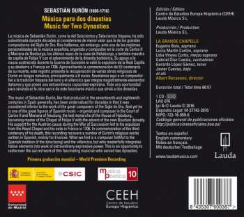 CD La Grande Chapelle: Música Para Dos Dinastías = Music For Two Dynasties
