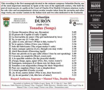 CD Raquel Andueza: Tonadas (Songs)