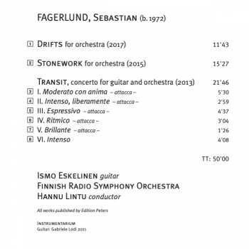 SACD Hannu Lintu: Drifts; Stonework; Transit