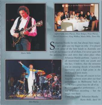 CD Sebastian Hardie: Live In L.A.