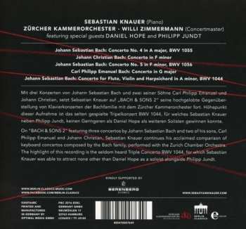 CD Sebastian Knauer: Bach & Sons 2