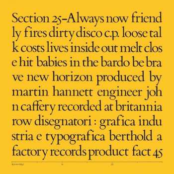 Album Section 25: Always Now