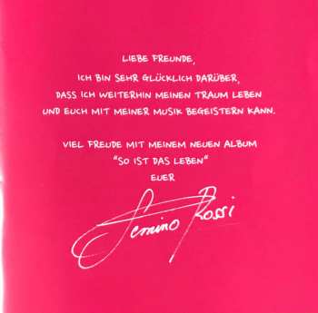 CD Semino Rossi: So Ist Das Leben