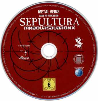 CD/Blu-ray Sepultura: Metal Veins (Alive At Rock In Rio)