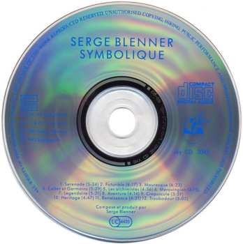 CD Serge Blenner: Symbolique