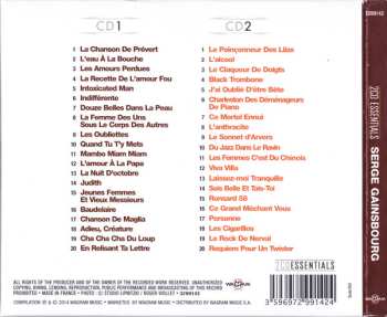2CD/Doos Serge Gainsbourg: 2CD Essentials
