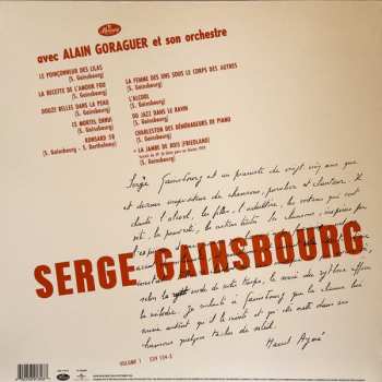 LP Serge Gainsbourg: Du Chant À La Une !...