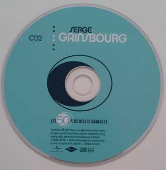 3CD Serge Gainsbourg: Les 50 Plus Belles Chansons