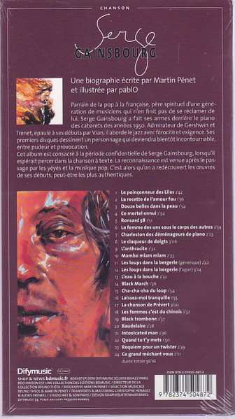 CD/Doos Serge Gainsbourg: Serge Gainsbourg 1958-1962