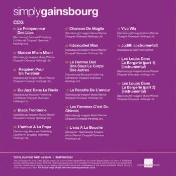 3CD/Doos Serge Gainsbourg: Simply Gainsbourg (3 CDs From The Genius Of Chanson)