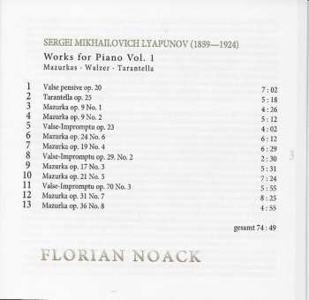 SACD Florian Noack: Works For Piano Vol. 1