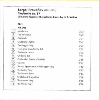 2CD Sergei Prokofiev: Cinderella