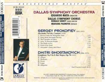 CD Sergei Prokofiev: Prokofiev · Alexander Nevsky Cantata - Shostakovic Symphony NO. 9, Op.70