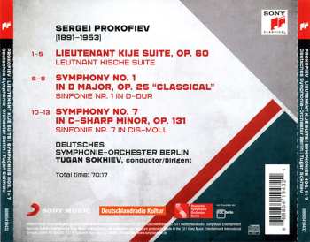 CD Sergei Prokofiev: Lieutenant Kijé Suite, Symphonies Nos. 1 & 7