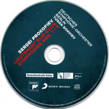 CD Sergei Prokofiev: Lieutenant Kijé Suite, Symphonies Nos. 1 & 7