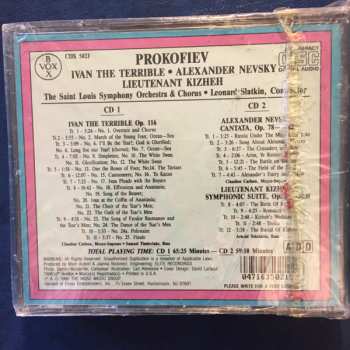 2CD/Doos Sergei Prokofiev: The Film Music: Alexander Nevsky;  Ivan The Terrible; Lt. Kizheh