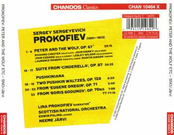 CD Sergei Prokofiev: Peter And The Wolf · Pushkiniana · Suite From 'Cinderella'