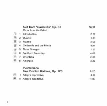 CD Sergei Prokofiev: Peter And The Wolf · Pushkiniana · Suite From 'Cinderella'