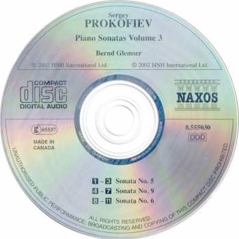 CD Sergei Prokofiev: Piano Sonatas Nos. 5, 6 And 9 (Piano Sonatas Volume 3)
