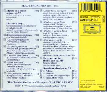 CD Sergei Prokofiev: Pierre Et Le Loup • Symphonie Classique • Ouverture Sur Des Thèmes Juifs • Marche