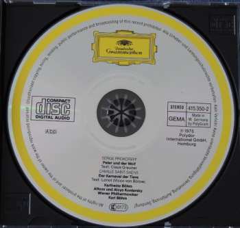 CD Sergei Prokofiev: Prokofiev: Peter Und Der Wolf / Saint-Saëns: Der Karneval Der Tiere