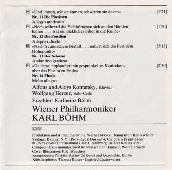 CD Sergei Prokofiev: Prokofiev: Peter Und Der Wolf / Saint-Saëns: Der Karneval Der Tiere