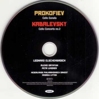 CD Sergei Prokofiev: Prokofiev · Kabalevsky