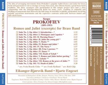CD Sergei Prokofiev: Romeo And Juliet For Brass Band