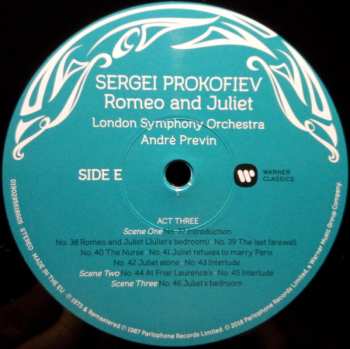 3LP Sergei Prokofiev: Romeo And Juliet (The Complete Ballet, Op. 64)