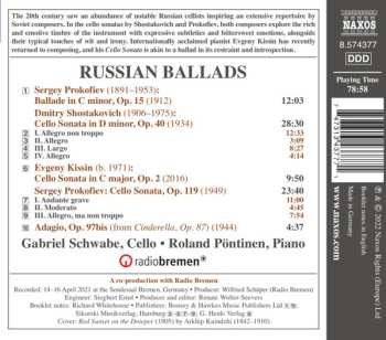 CD Sergei Prokofiev: Russian Ballads
