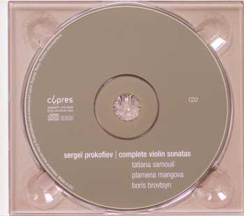 2CD Sergei Prokofiev: Sergeï Prokofiev Complete Violin Sonatas