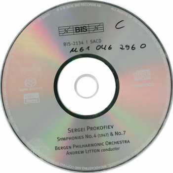 SACD Sergei Prokofiev: Symphonies Nos 4 [1947] & 7