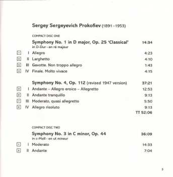 4CD/Doos Sergei Prokofiev: The Complete Symphonies