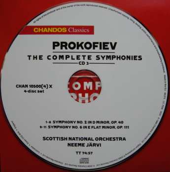 4CD/Doos Sergei Prokofiev: The Complete Symphonies