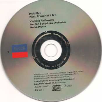 2CD Sergei Prokofiev: The 5 Piano Concertos
