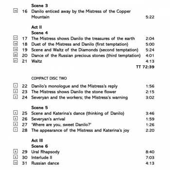 2CD Sergei Prokofiev: The Stone Flower