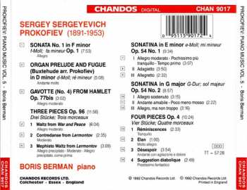 CD Sergei Prokofiev: Vol. 5 Of The Complete Piano Music