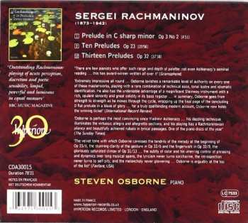 CD Sergei Vasilyevich Rachmaninoff: 24 Preludes