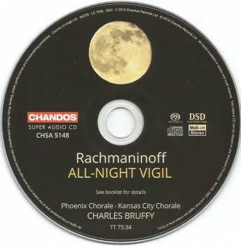 SACD Sergei Vasilyevich Rachmaninoff: All-Night Vigil